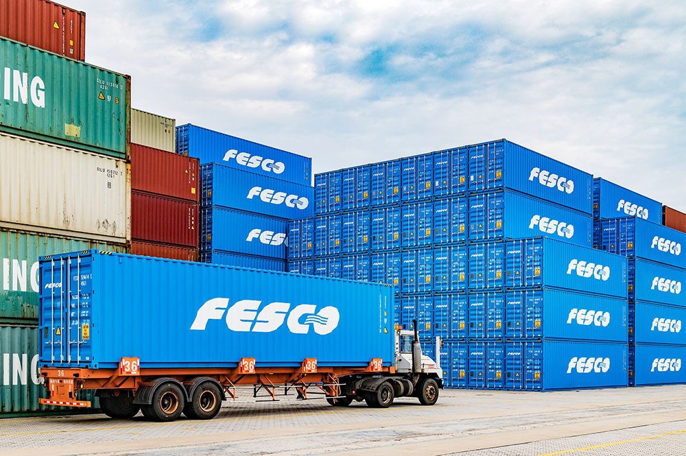 Комплекс услуг в рамках сервиса FESCO на станции Доскино Горьковской железной дороги в Таганроге
